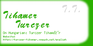 tihamer turczer business card